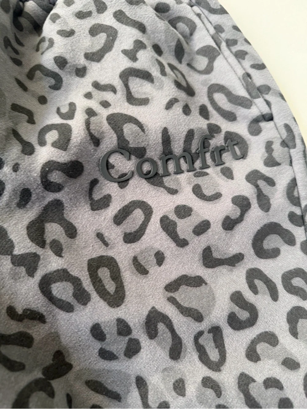 KIDS COMFRT Grey Leopard Print Hoodie & Jogger Set - Cozy Matching Outfit